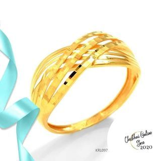 Infinity Ladies Ring in 18Karat Saudi Gold