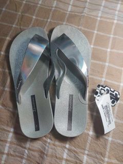 IPANEMA Silver Sandals Slippers Flip-Flops
