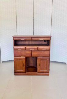 JAPAN FURNITURE MINI KITHCEN CABINET 7DRAWERS  2DOORS  IN GOOD CONDITION  SIZE 28L x 12W x 30.5H inches