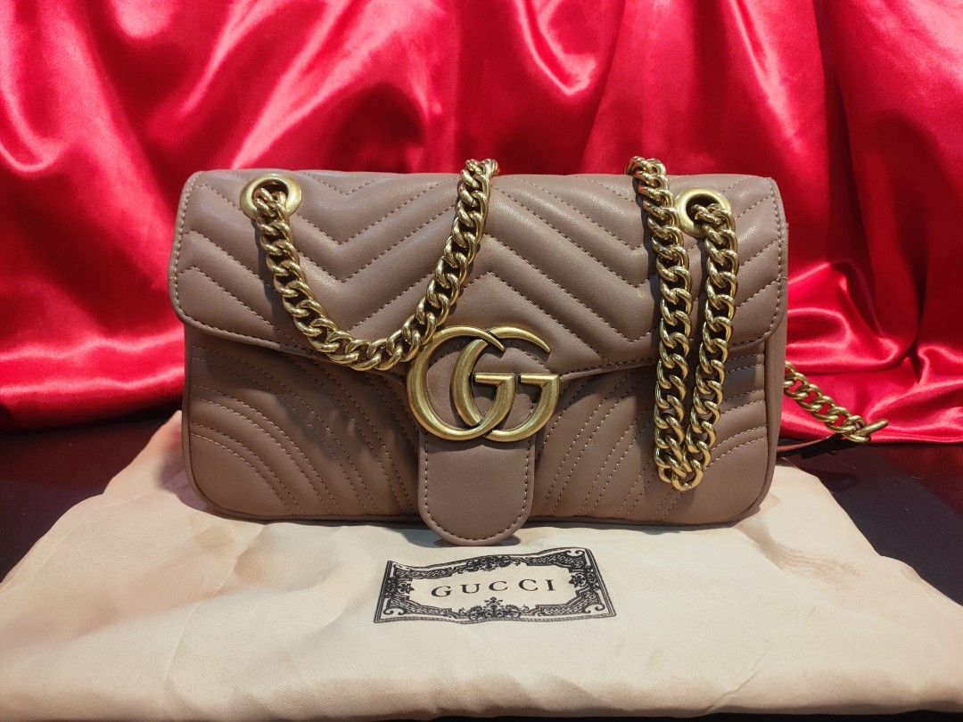 Gucci marmont nude small discount