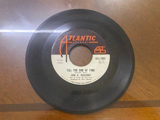 JON E HOLIDAY TILL THE END OF TIME & YES I WILL LOVE YOU TOMORROW - Original Music Vinyl Plaka 45rpm