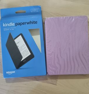 Kindle Paperwhite Leather Cover Lavander Haze