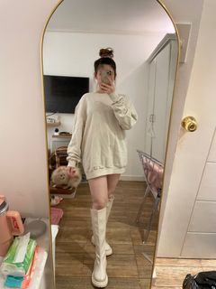 Korean White Boots