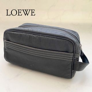 LOEWE Anagram Allover Pattern Second Bag Leather Men's