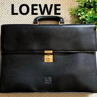 LOEWE Anagram Leather Business Bag Briefcase A4