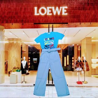 LOEWE Coordinates Knit Top/ High waist Pants