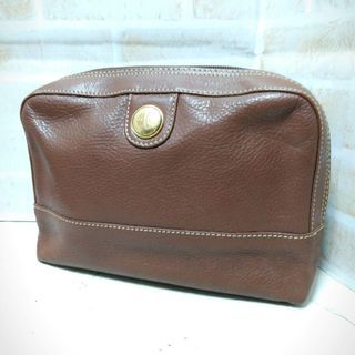 Loewe Nappe Second Bag/Clutch Bag Dark Brown Rare Vintage