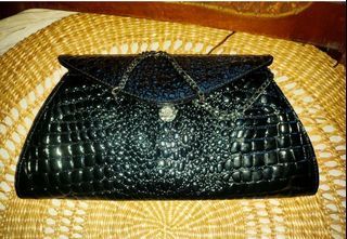 Long clutch wallet with sling