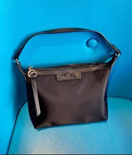 Longchamp le pliage kili-kili shoulder bag | long champ black nylon purse | longchamp pochette bag