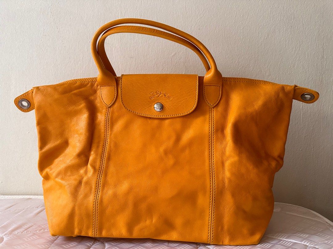 Longchamp Le Pliage Lamb Leather