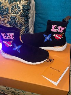 Louis Vuitton LV patched Sock Trainers