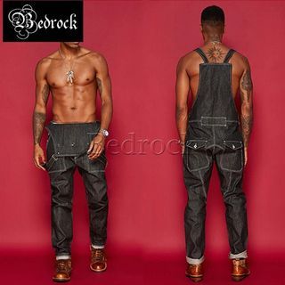MBBCAR - Selvedge Overalls - Bib Jeans -  Jumpsuit Workwear