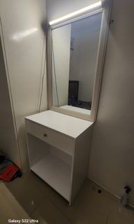 Mirror and 1 drawer cabinet for sale
