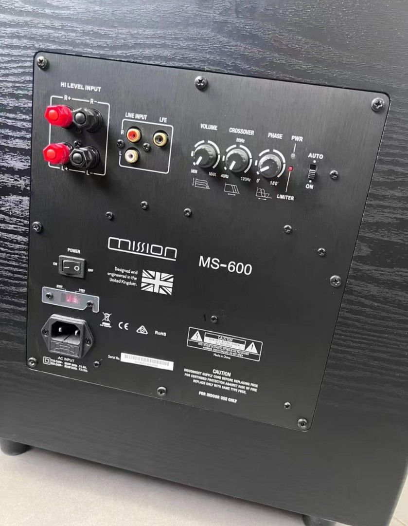 Mission Powered Subwoofer (500w RMS), Audio, Soundbars, Speakers ...