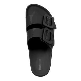 Monobo Thailand Black Super Jello 2 Straps Platform Sandals