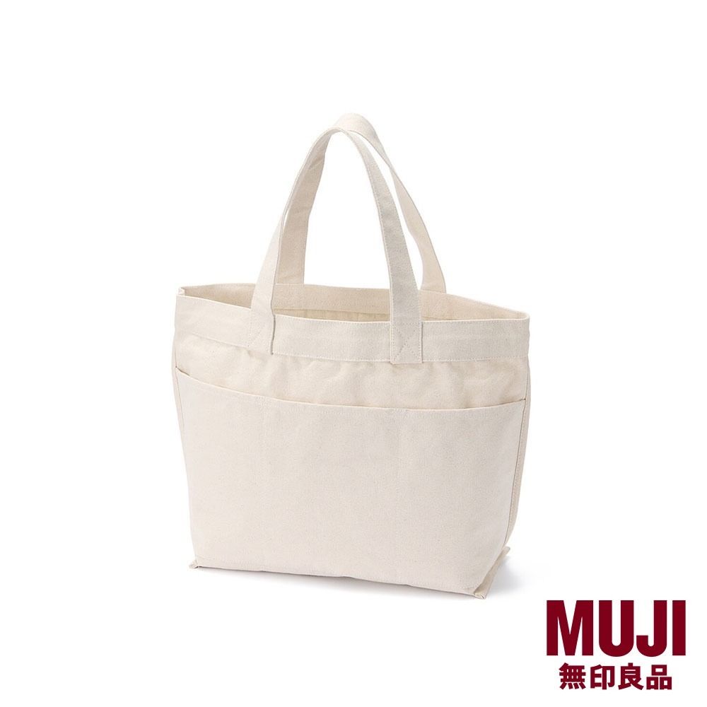 MUJI Canvas Wide Tote Bag Women s Fashion Bags Wallets Tote Bags on Carousell