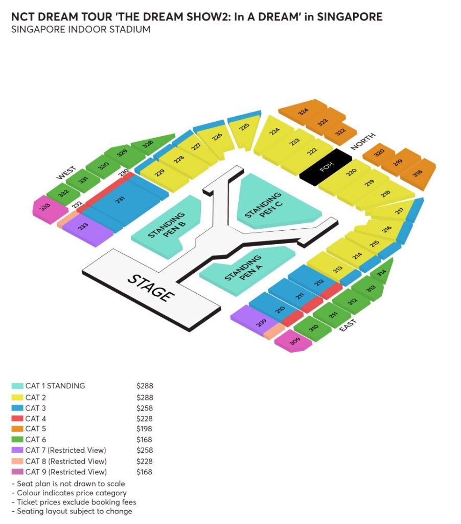 NCT Dream Singapore 2024 Ticket, Tickets & Vouchers, Event Tickets on