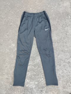 Nike gray dryteam woven running jogging pants