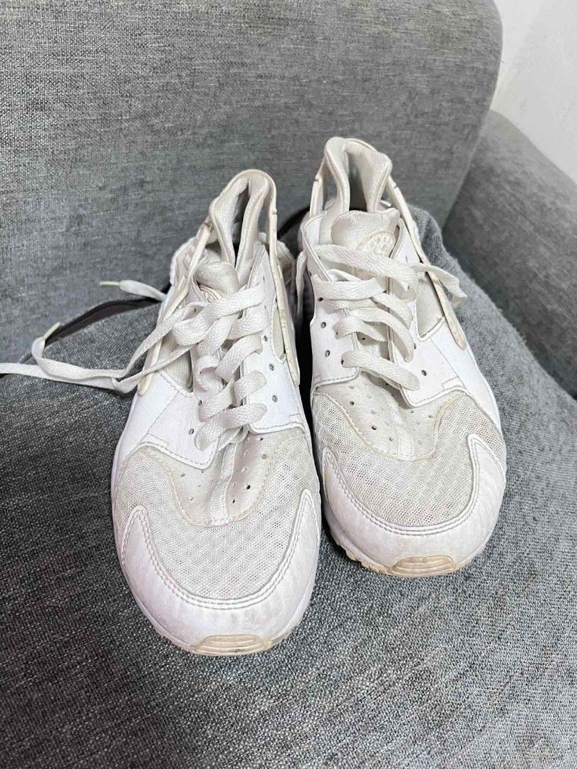 Nike Huarache Air White Women s Fashion Footwear Sneakers on Carousell