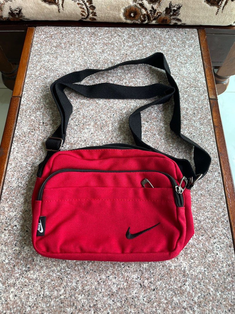 Nike Sling Bag Red Men s Fashion Bags Sling Bags on Carousell