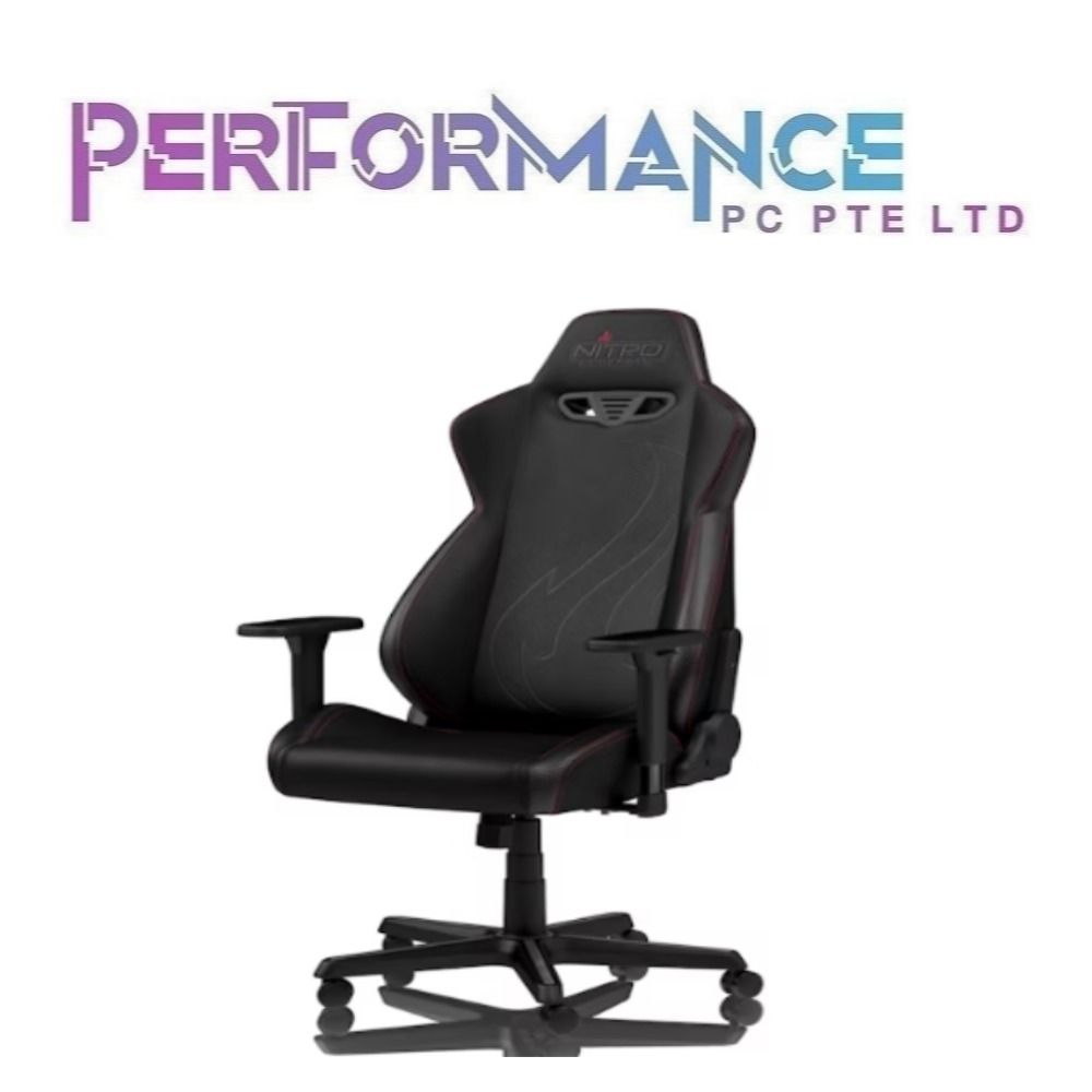Nitro Concepts S300 EX Gaming Chair Carbon Black Inferno Red Radiant White Stealth Black 2 YEARS WARRANTY BY TECH DYNAMIC PTE LTD