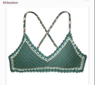NWOT Xhilaration Crochet Bikini Top | Swimwear