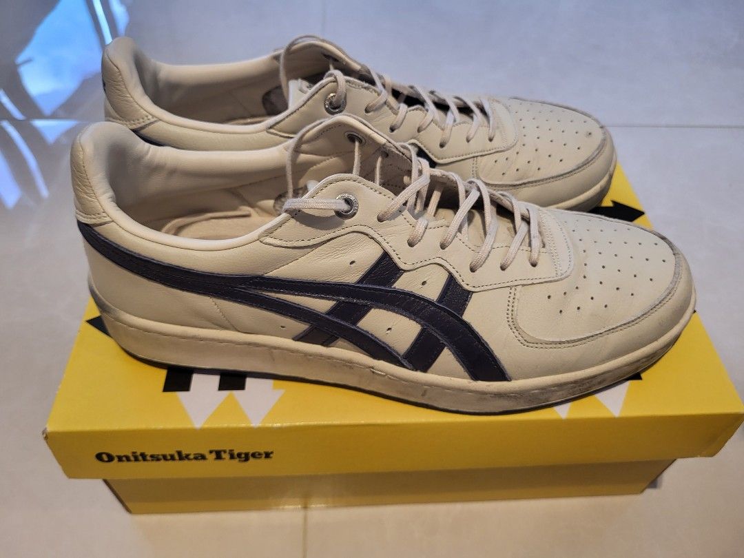 Onitsuka Tiger oatmeal peacoat, Men's Fashion, Footwear, Sneakers