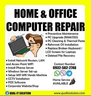 PC & Laptop Repair Maintenance Upgrade