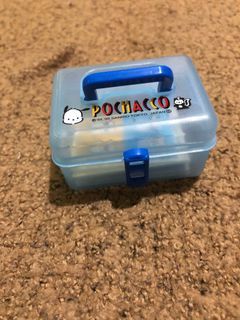 Pochacco Miniature tool box with stickers inside