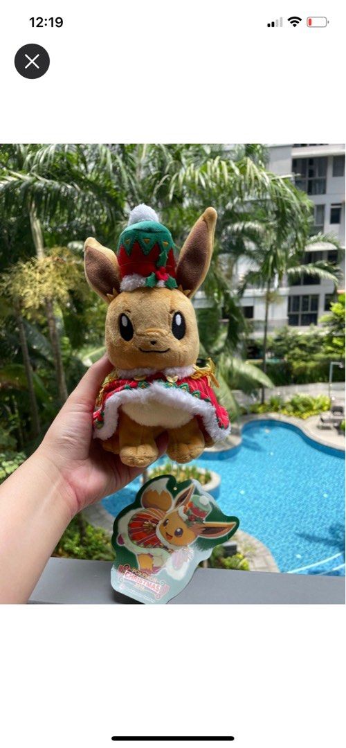 Pokemon plush Eevee plush Pokemon Center plush soft toys Hobbies Toys Toys Games on Carousell