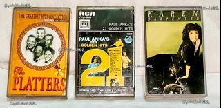 Pre-Loved Audio Cassette Tapes - Oldies Combo (3 Cassettes)