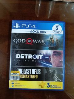 PS4 - God of War and Detriot Become Human