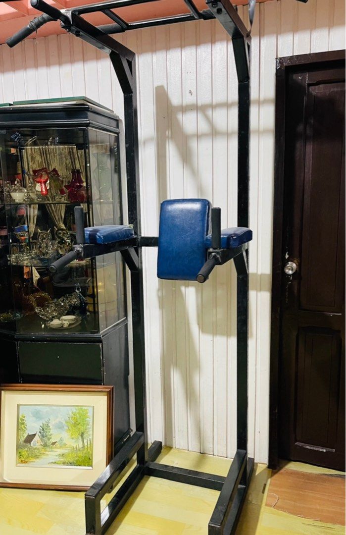 Pull up station- Power Tower (Category: Other Sports Equipment and Supplies) located in Quezon City. Submitted by akieo (Listing ID 1300963497, Image 1). Description: Pull up station Good condition Heavy duty Now selling 3,500 Qc area Nationwide Shipping.