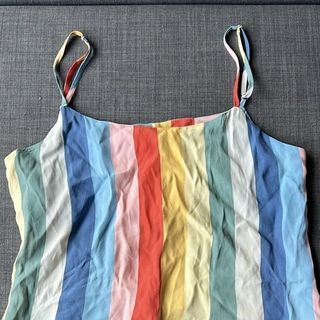 Reformation colorful sleeveless top