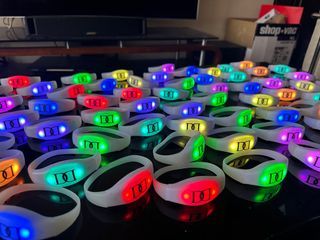 Remote Controlled LED Bracelets Wristbands for parties events weddings concerts (coldplay)