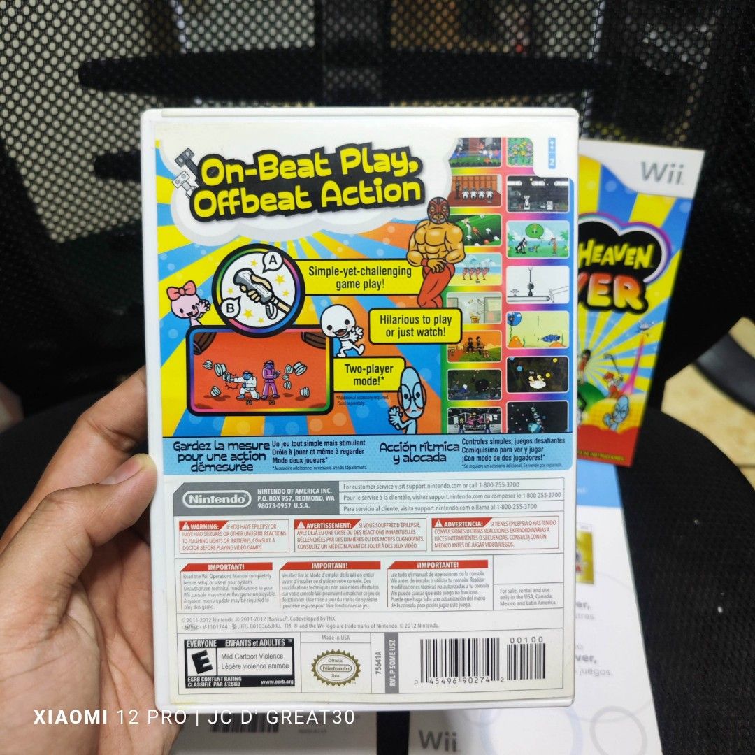 Rhythm Heaven Fever Wii Game (Very Rare), Video Gaming, Video Games ...
