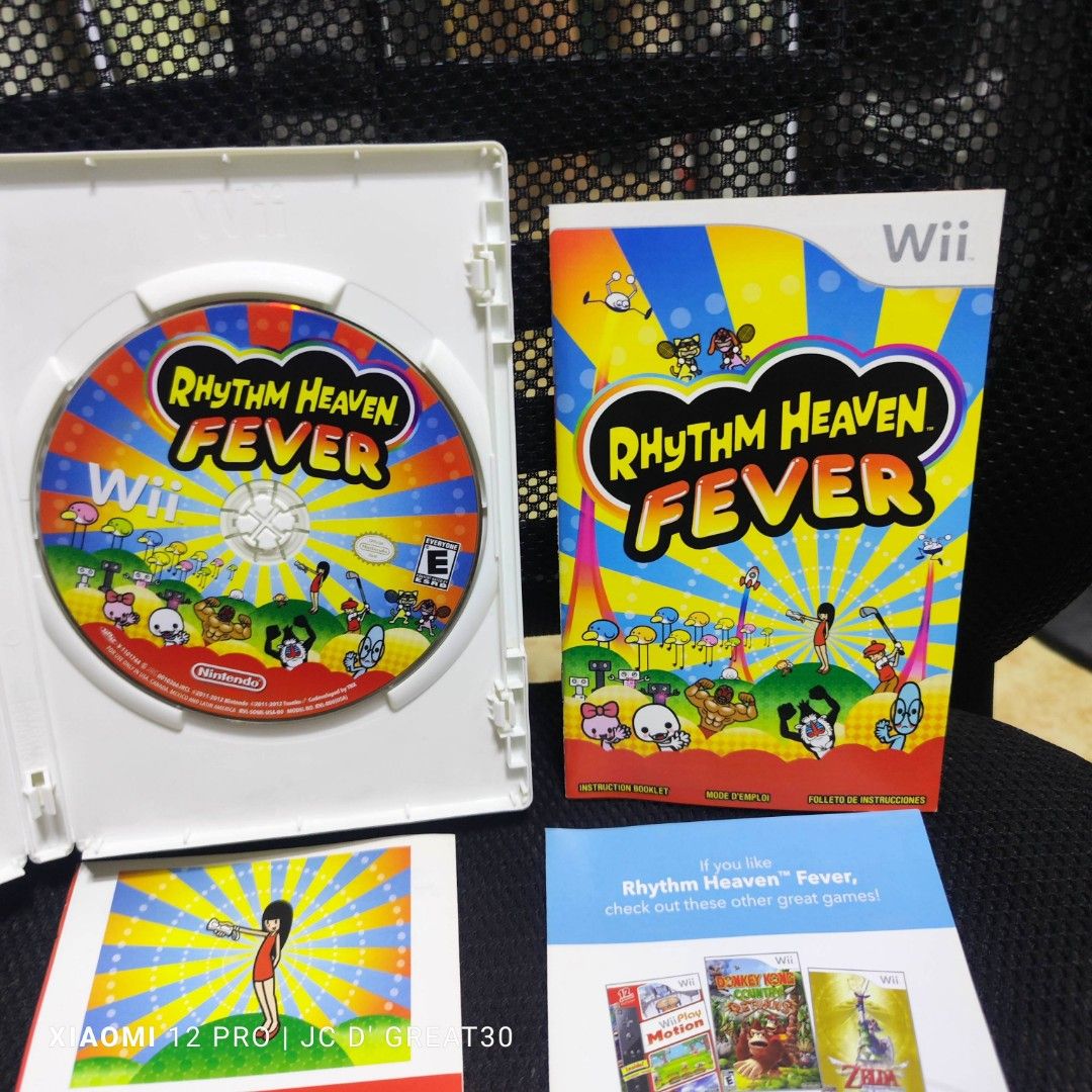Rhythm Heaven Fever Wii Game (Very Rare), Video Gaming, Video Games ...