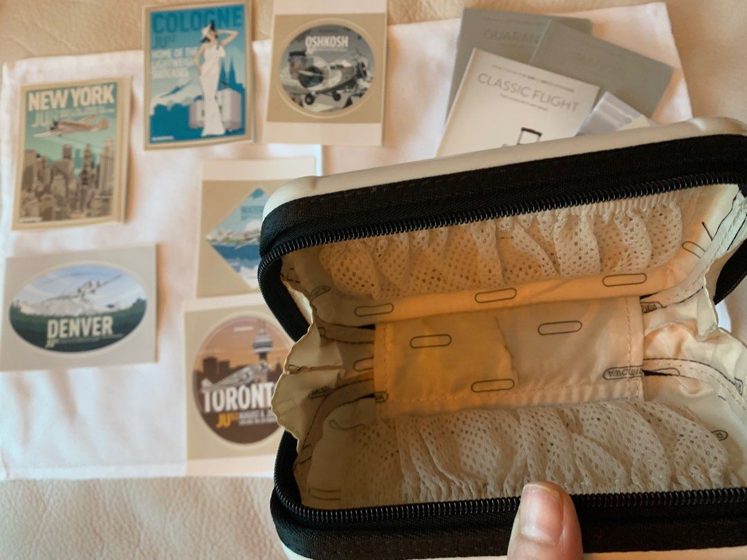 Rimowa (Category: Luxury Accessories) located in Caloocan City. Submitted by envoguevintage88 (Listing ID 1301031693, Image 3). Description: Decals set plus a 100% authentic rimowa Germany 🇩🇪 Lufthansa first class kit. Unused just in storage ..
