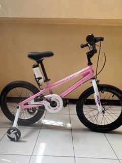 RoyalBaby Kids Bike 18" Pink for 6-9 Years Old BMX Freestyle ** USED ONCE **
