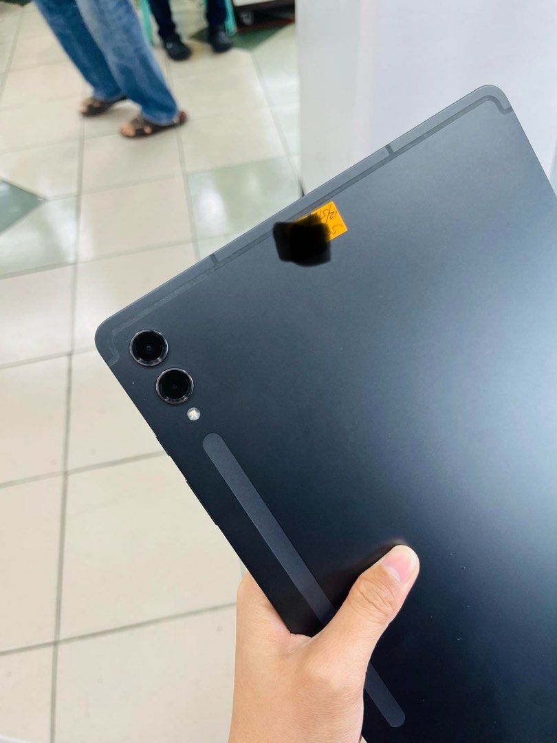 Samsung Tab S9+ 512gb Wifi only (Category: Android) located in San Juan City. Submitted by javedsgadgetshop (Listing ID 1300939247, Image 2). Description: OPEN FOR INSTALLMENT VIA CREDIT CARD/GGIVES & SWAP/TRADE-IN! WE BUY AND SELL ( ANYKINDS OF UNIT BINIBILI PO NAMIN)! PTPA : Padelete po f bawal Read ❗️Onhand ‼️ Samsung Tab S8 •256gb •NTC Variant •Good batt health •Factory Unlock •95% Smoothness •No hidden issue | No Repaired •100% Authentic | N