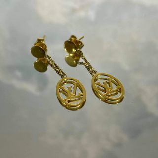 Saudi Gold lv earring 18karat