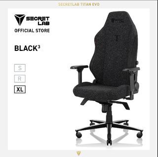 Secretlab TITAN Evo SoftWeave™ Plus Gaming Chair—Black³