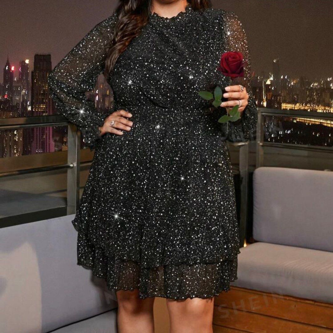 Shein Elegant Shiny Black Dress, Women's Fashion, Dresses & Sets, Dresses on Carousell Shein Elegant Shiny Black Dress, Women's Fashion, Dresses & Sets, Dresses on Carousell