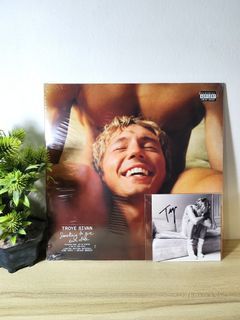 SIGNED/SEALED: TROYE SIVAN- SOMETHING TO GIVE TO EACH OTHER LIMITED EDITION GATEFOLD PINK VINYL WITH SIGNED ART CARD (LP PLAKA NOT CD)