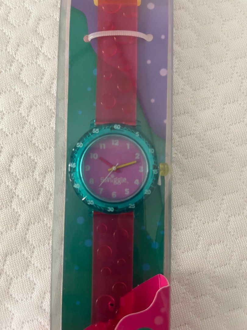 Smiggle jelly watch in pink