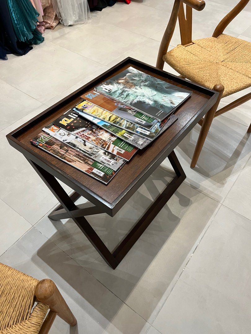 Solid Teak Wood Side Table (Category: Tables & Sets) located in Kuala Lumpur. Submitted by bratproducts (Listing ID 1301068813, Image 1). Description: .