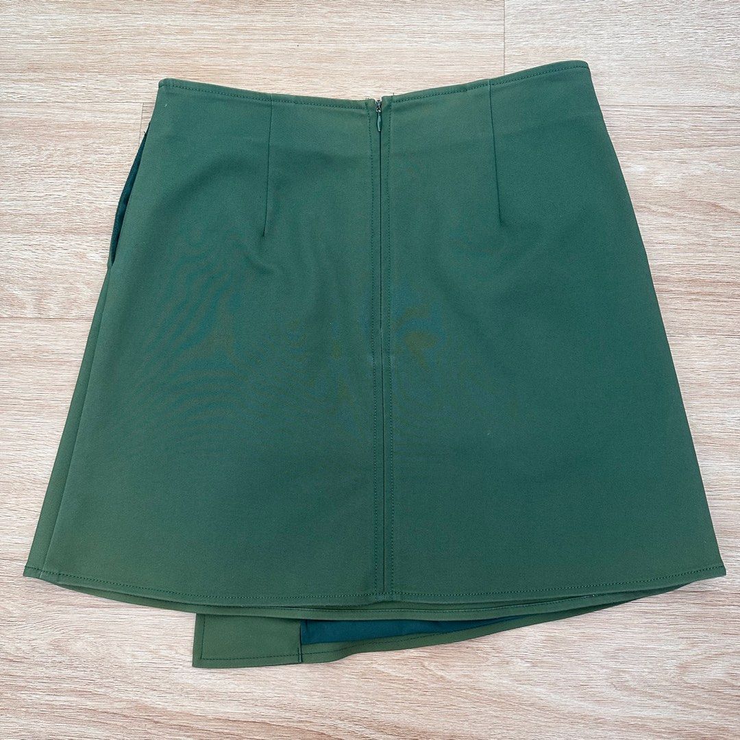 Green office skirt clearance