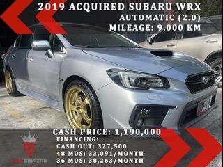 Subaru WRX 2019 Acquired 2.0 CVT 9K KM Auto