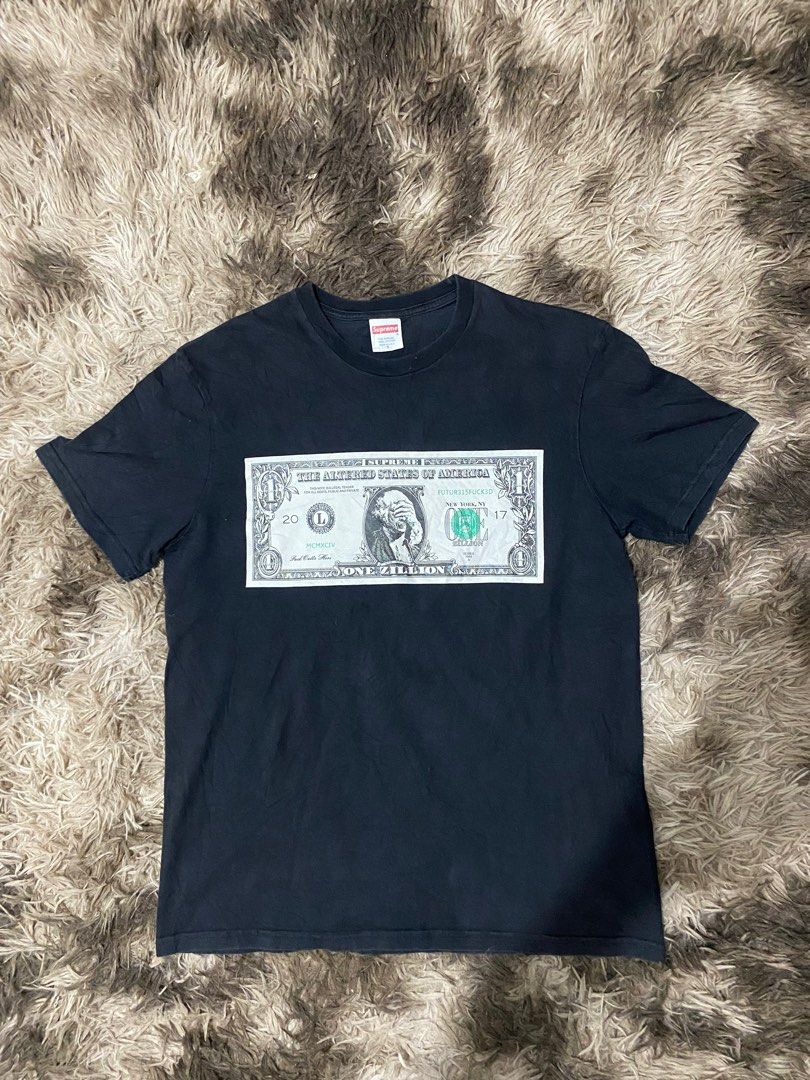 Supreme One Zillion Dollar Tee Men s Fashion Tops Sets Tshirts Polo Shirts on Carousell