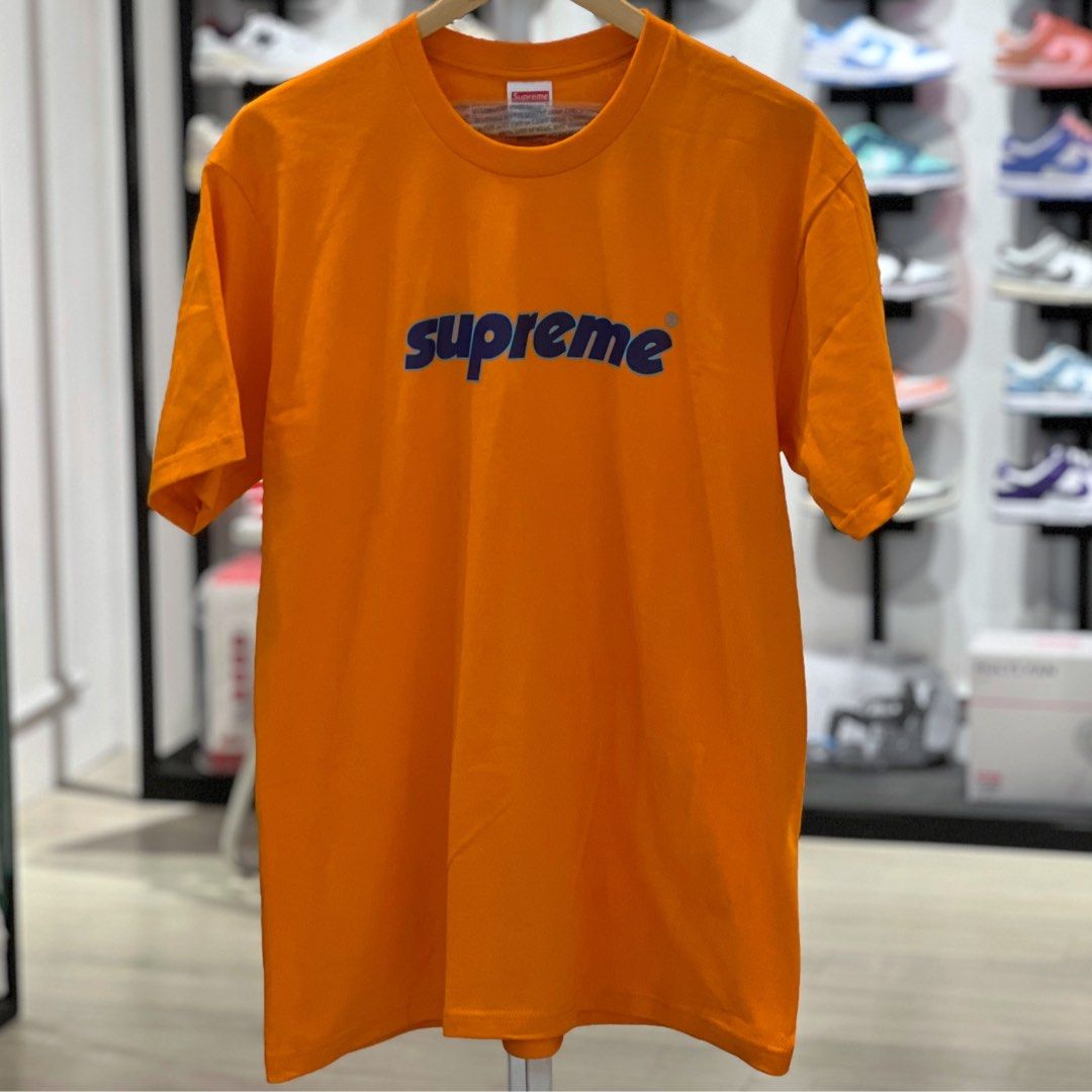 Supreme Pinline Tee (Category: Tshirts & Polo Shirts ) located in Quezon City. Submitted by inside_plug (Listing ID 1301027832, Image 2). Description: For Sale Supreme Pinline Tee White Green Orange White Size: Small-XL Brand new Dm us to purchase..